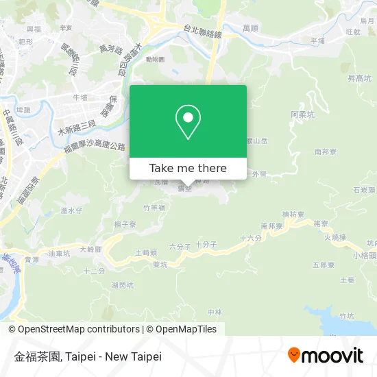 金福茶園地圖