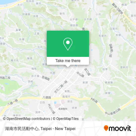 湖南市民活動中心地圖