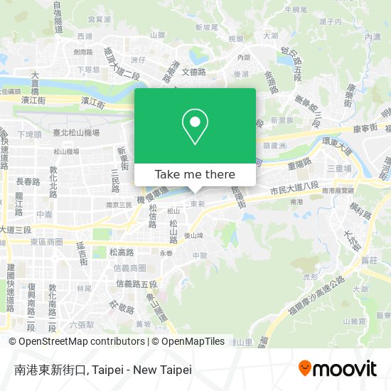 南港東新街口 map