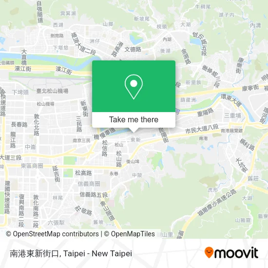 南港東新街口地圖