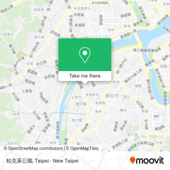 柏克萊公園地圖