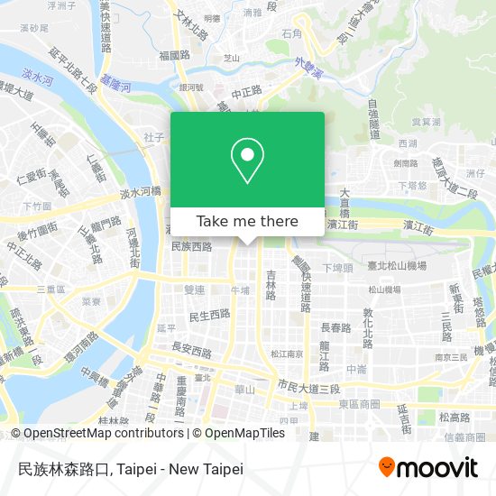 民族林森路口 map