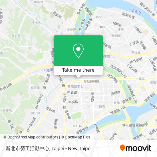 新北市勞工活動中心 map