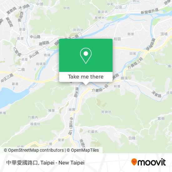 中華愛國路口地圖