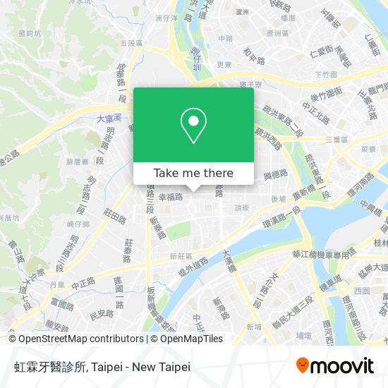 虹霖牙醫診所 map