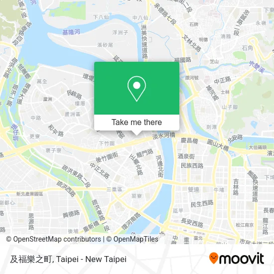 及福樂之町地圖