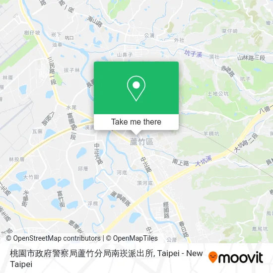 桃園市政府警察局蘆竹分局南崁派出所地圖