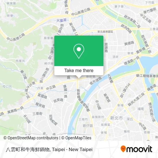 八雲町和牛海鮮鍋物地圖