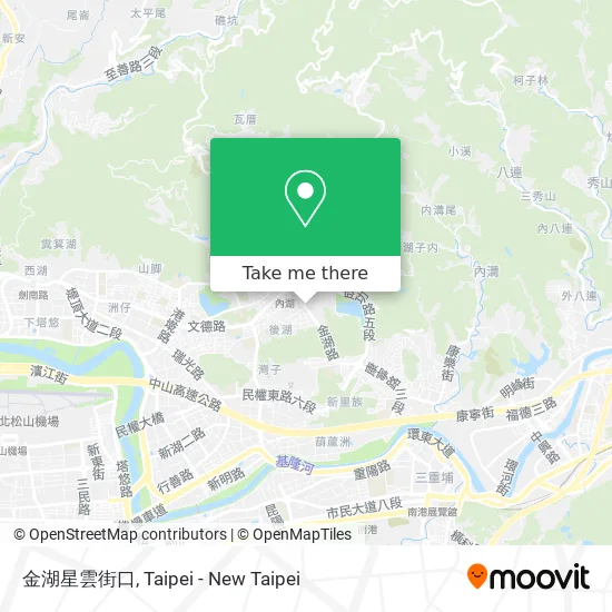 金湖星雲街口 map