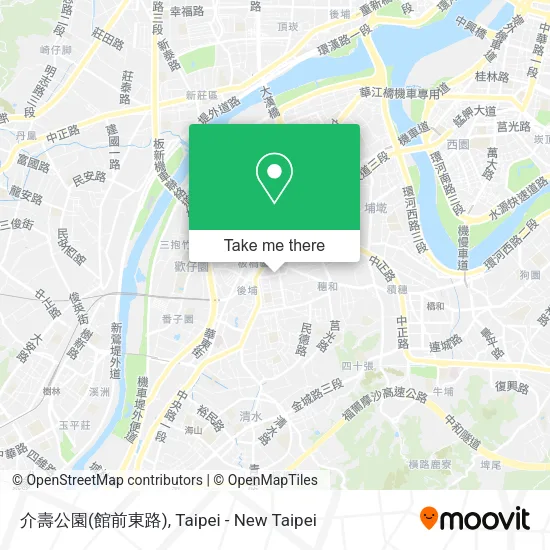 介壽公園(館前東路)地圖
