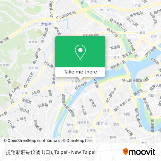 捷運新莊站(2號出口) map