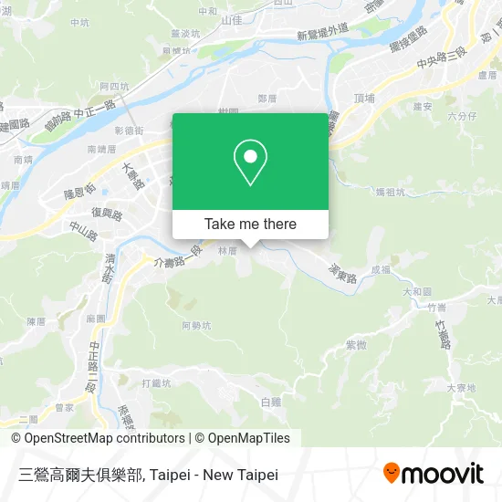 三鶯高爾夫俱樂部 map