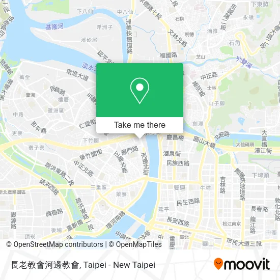 長老教會河邊教會地圖