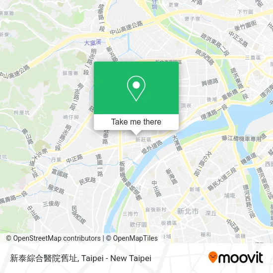 新泰綜合醫院舊址地圖
