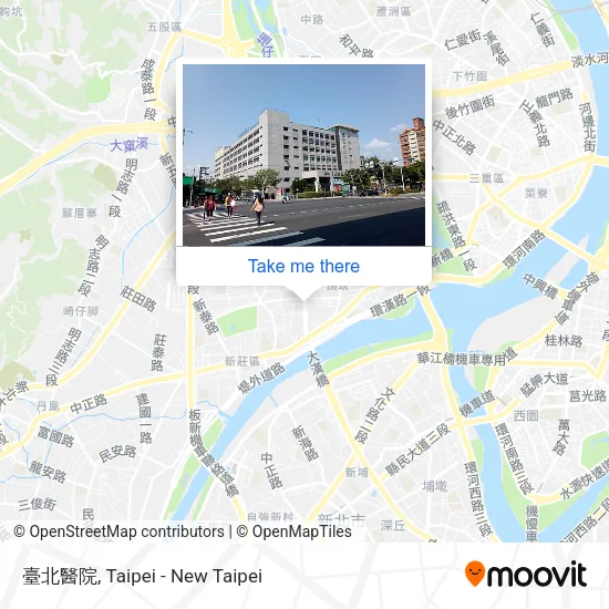 臺北醫院 map