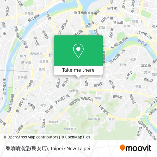 香噴噴漢堡(民安店)地圖