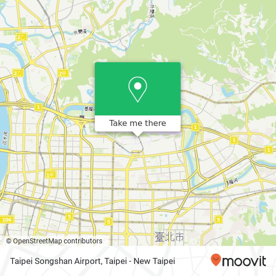 Taipei Songshan Airport map