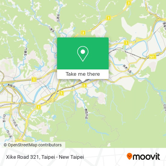 Xike Road 321 map
