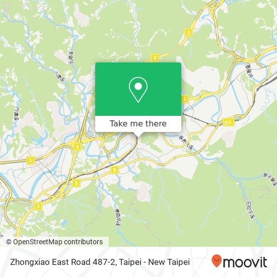 Zhongxiao East Road 487-2 map