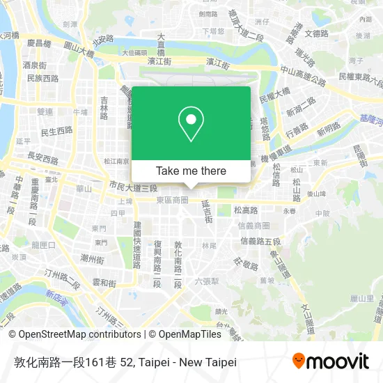 敦化南路一段161巷 52地圖