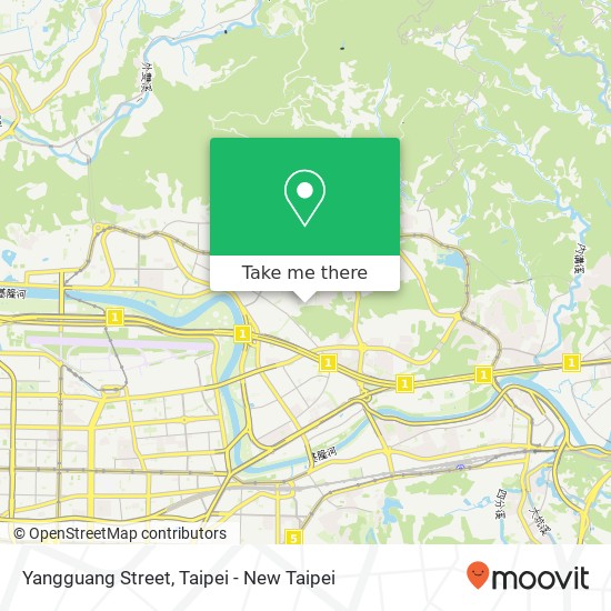 Yangguang Street map