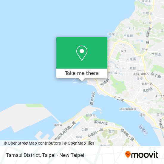 Tamsui District map