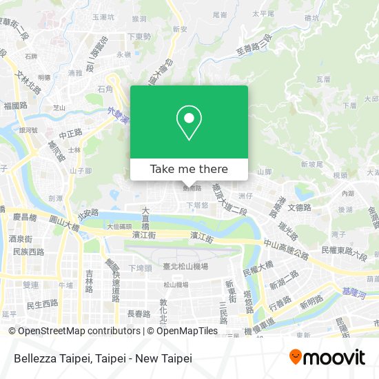 Bellezza Taipei map