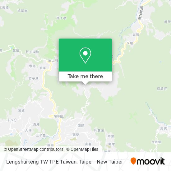 Lengshuikeng TW TPE Taiwan map