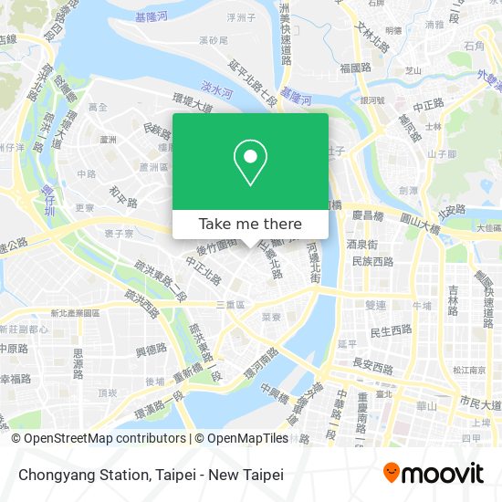 Chongyang Station map