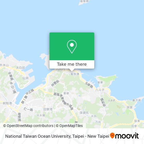 National Taiwan Ocean University map