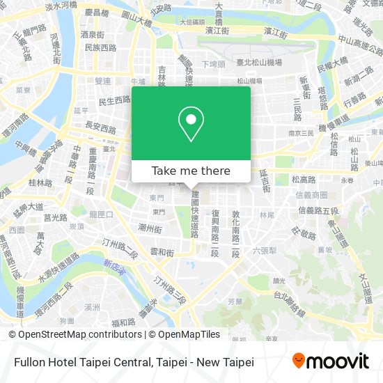 Fullon Hotel Taipei Central map