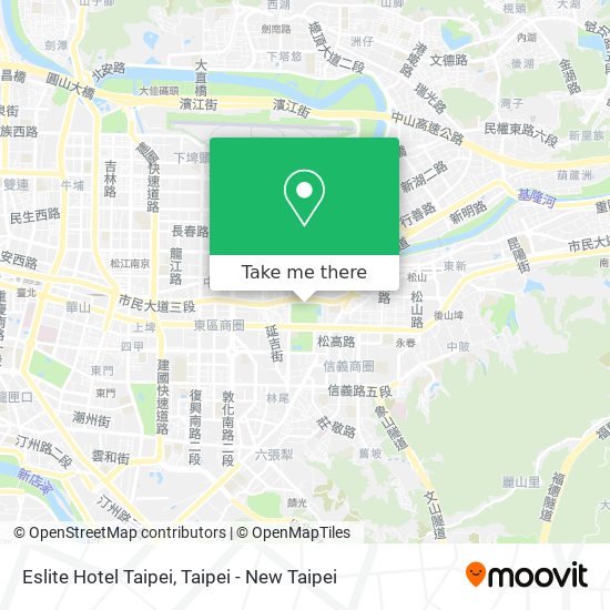 Eslite Hotel Taipei map