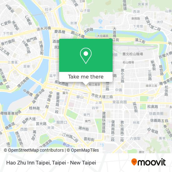 Hao Zhu Inn Taipei map