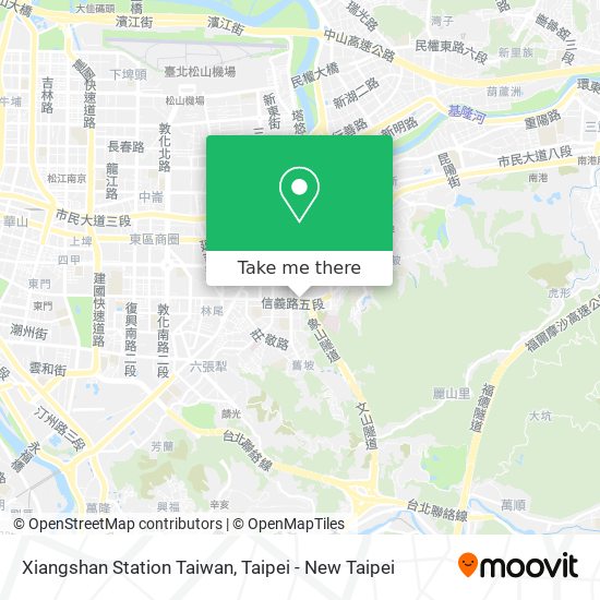 Xiangshan Station Taiwan map