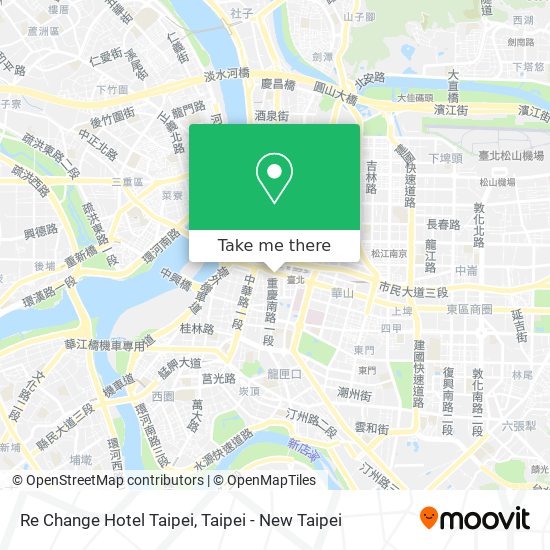 Re Change Hotel Taipei map