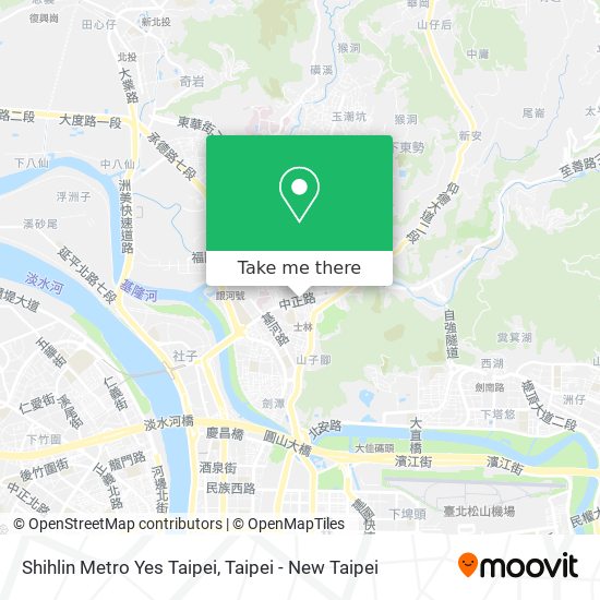 Shihlin Metro Yes Taipei map