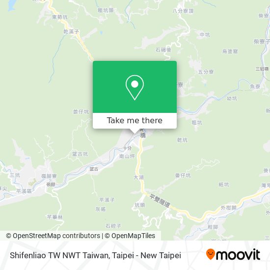 Shifenliao TW NWT Taiwan map