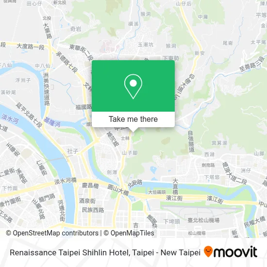 Renaissance Taipei Shihlin Hotel map