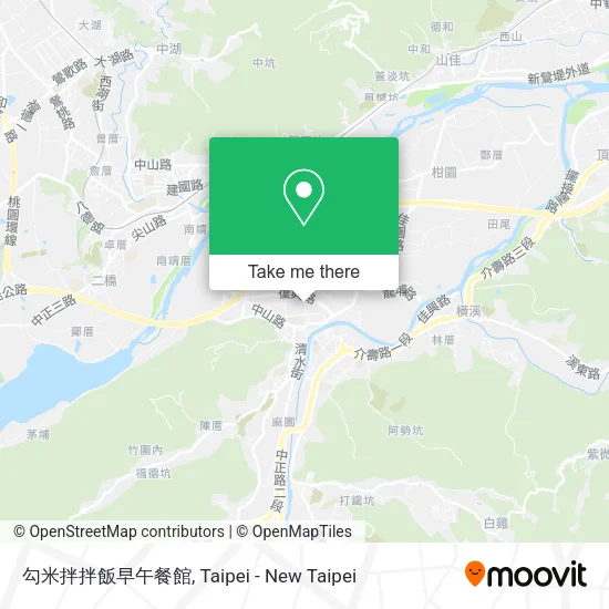 勾米拌拌飯早午餐館地圖