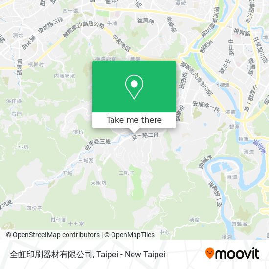 全虹印刷器材有限公司地圖