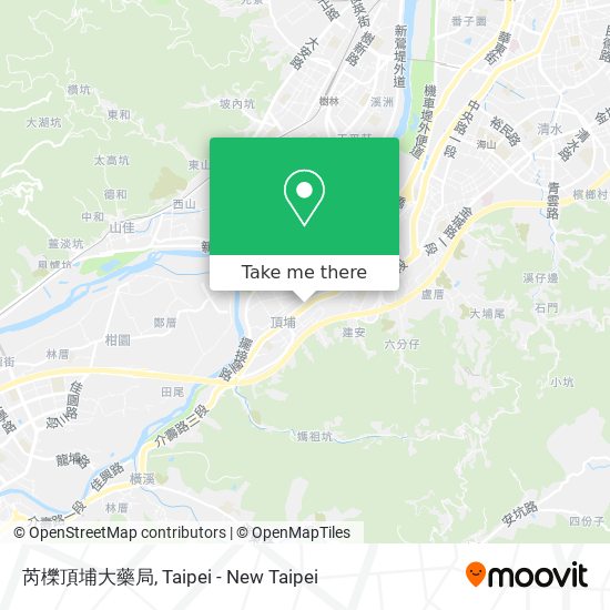 芮櫟頂埔大藥局 map