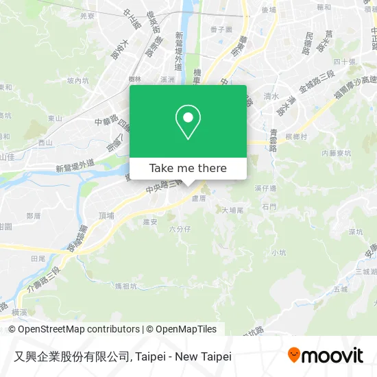 又興企業股份有限公司地圖