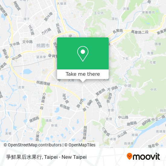 爭鮮果后水果行地圖