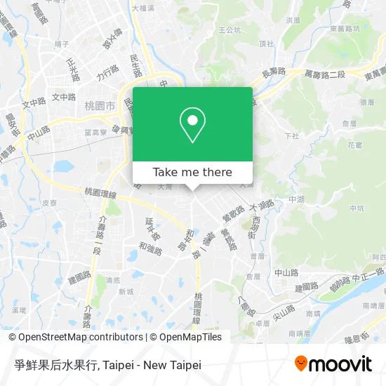 爭鮮果后水果行地圖