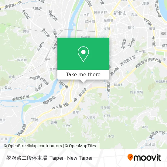 學府路二段停車場 map