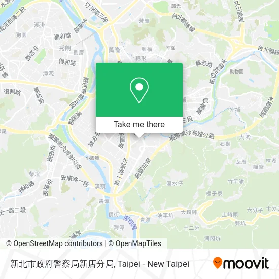 新北市政府警察局新店分局 map