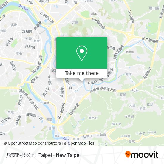 鼎安科技公司 map