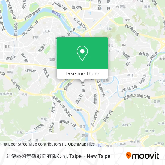 薪傳藝術景觀顧問有限公司地圖