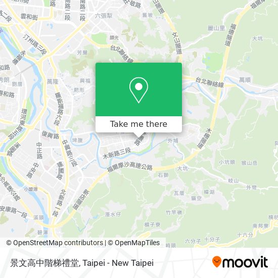 景文高中階梯禮堂 map
