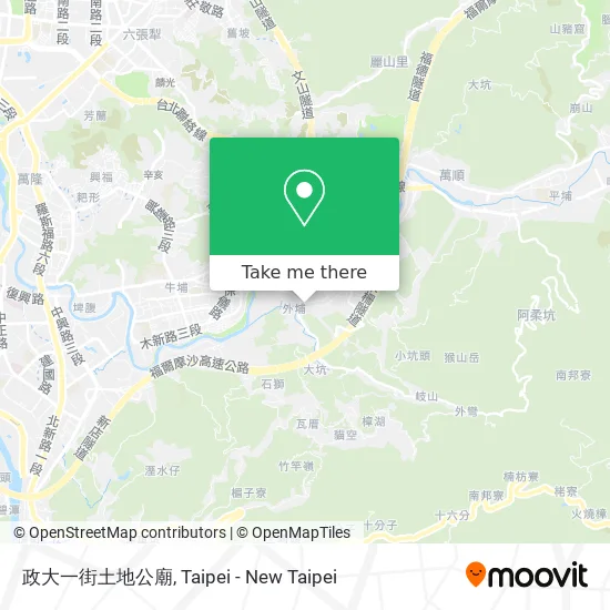 政大一街土地公廟 map